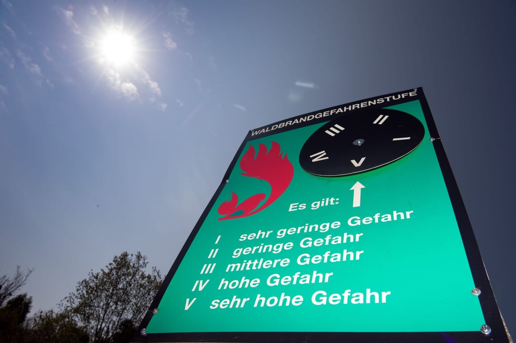 Wegen der anhaltenden Trockenheit wurde die Waldbrandstufe erhöht