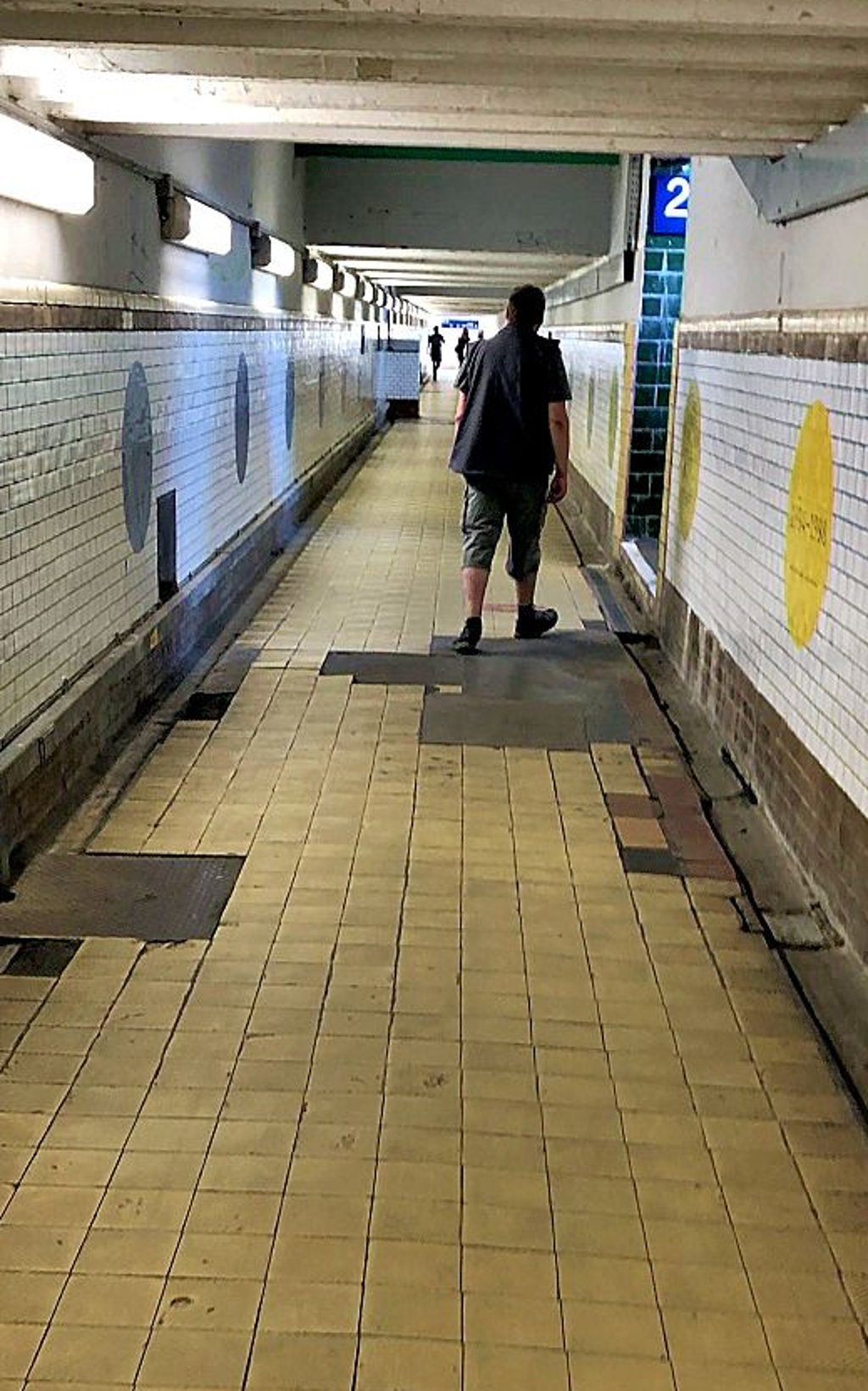 Der Röxer-Tunnel am Hauptbahnhof in Stendal wird als Ersatz-Durchgang genutzt.