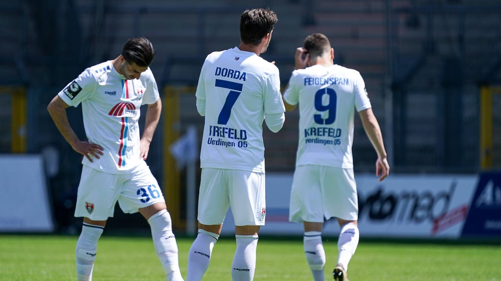 Sportlich hat der KFC Uerdingen den Klassenerhalt geschafft, nun droht aber der Zwangsabstieg aus der 3. Liga.
