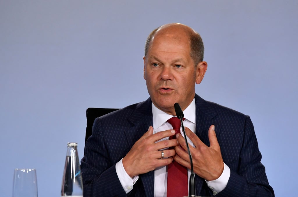 Bundesfinanzminister Olaf Scholz: „Der Wumms ist in vollem Gange.“