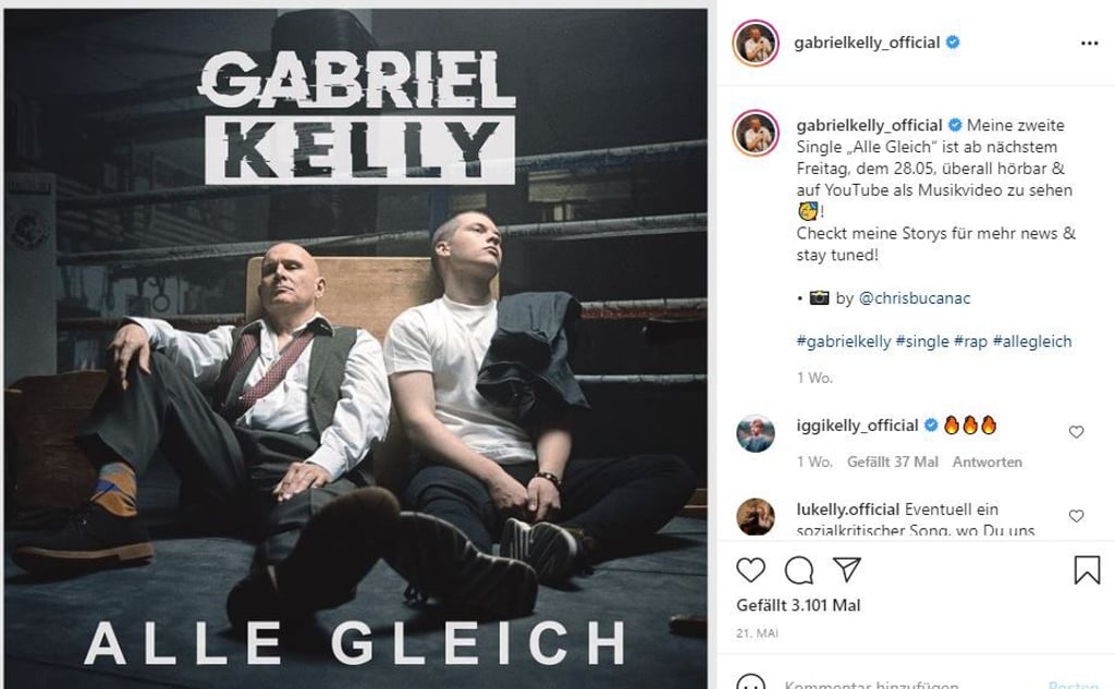 In seiner mittlerweile zweiten veröffentlichten Single geht es um den Generationskonflikt.