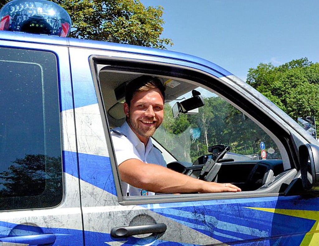 Sebastian Fabich leitet für die Polizei die Aktion "Sicher durch den Harz".
