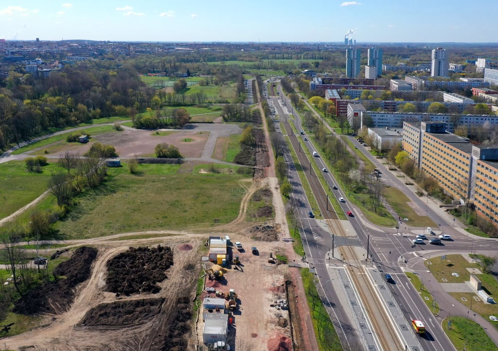 Baustelle Gimritzer Damm