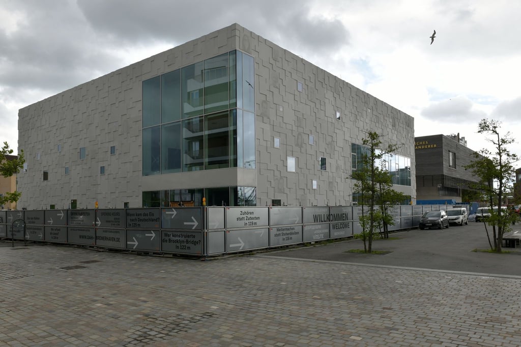 Fassade des Auswandererhauses Bremerhaven.