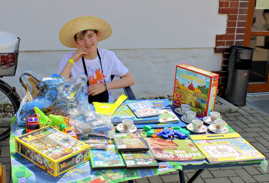 Kinderflohmarkt fürs Taschengeld