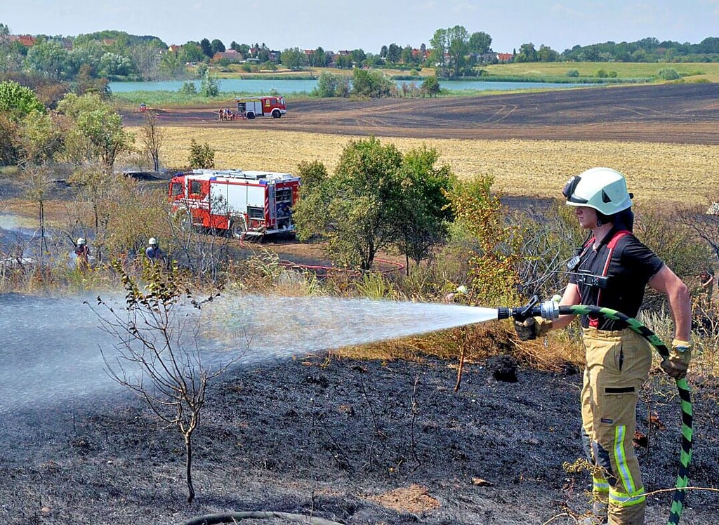 Kommen Feuerwehrautos noch durch, wenn es brennt, wie im Juli 2018? Salzteich und Seemann sind auch Wasserentnahmestellen.