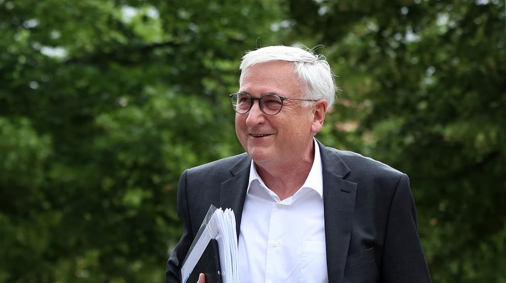 Michael Richter (CDU) kommt zu einer Sondierungsrunde mit der FDP Sachsen-Anhalt.