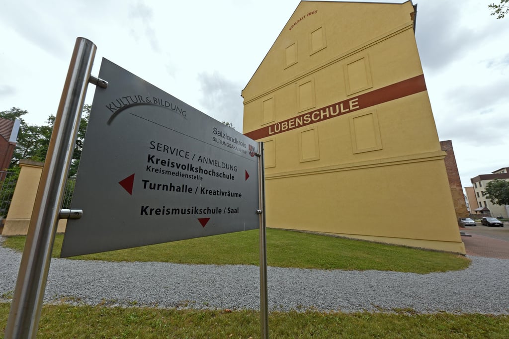 Das Gebäude der Kreisvolkshochschule in Aschersleben