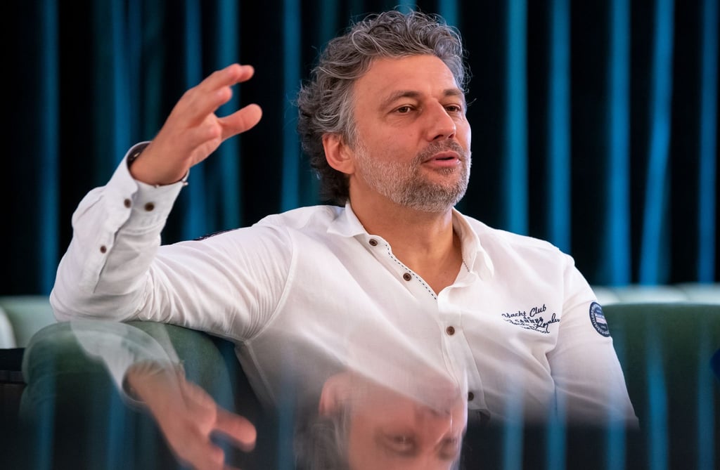 Jonas Kaufmann, Opernsänger (Tenor), aufgenommen bei einem Pressegespräch in der bayerischen Staatsoper.