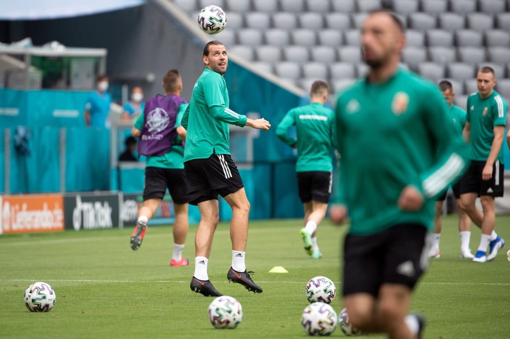 Ádám Szalai (l) verlängerte seinen Vertrag in Mainz.