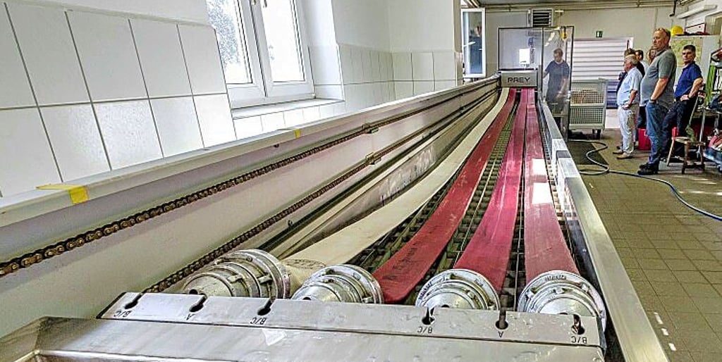 Schlauchwaschanlage