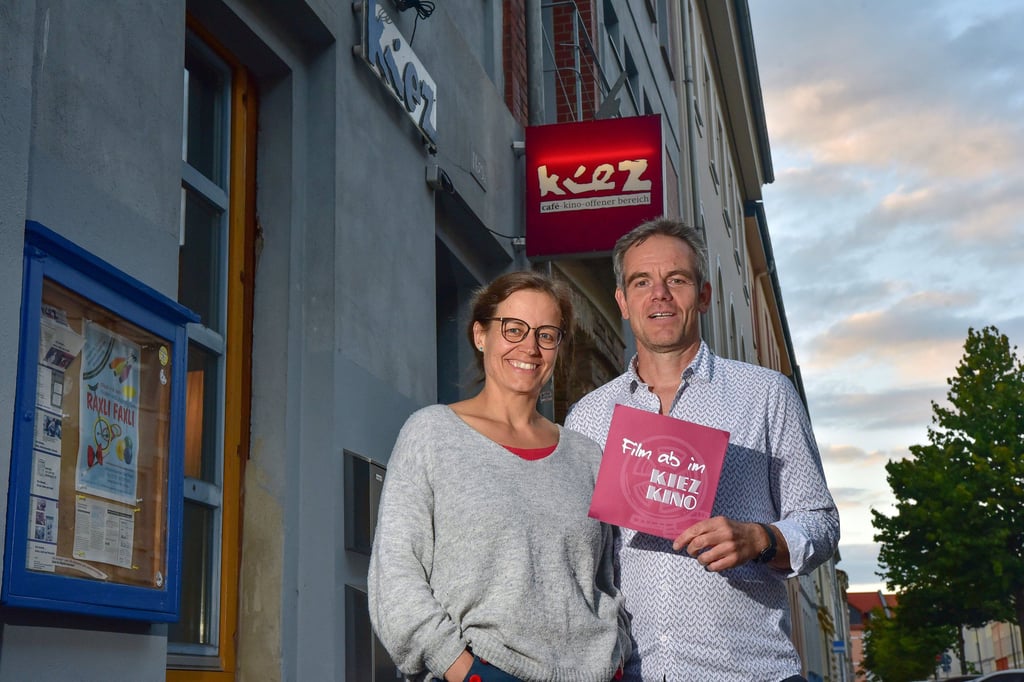 Almut Reichart (li.) vom Kiez Kino.
