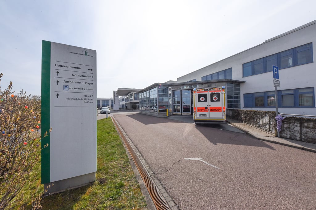 Das Klinikum in Dessau-Alten.