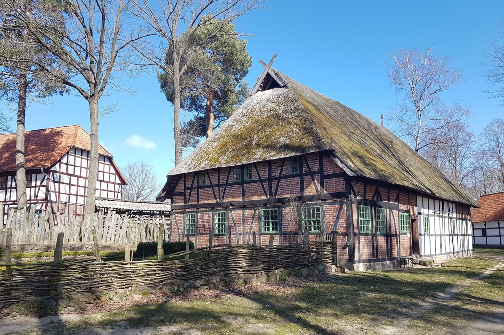 Blick in das Freilichtmuseum in Diesdorf. Eines der beliebtesten Ausflugsziele im Altmarkkreis Salzwedel.