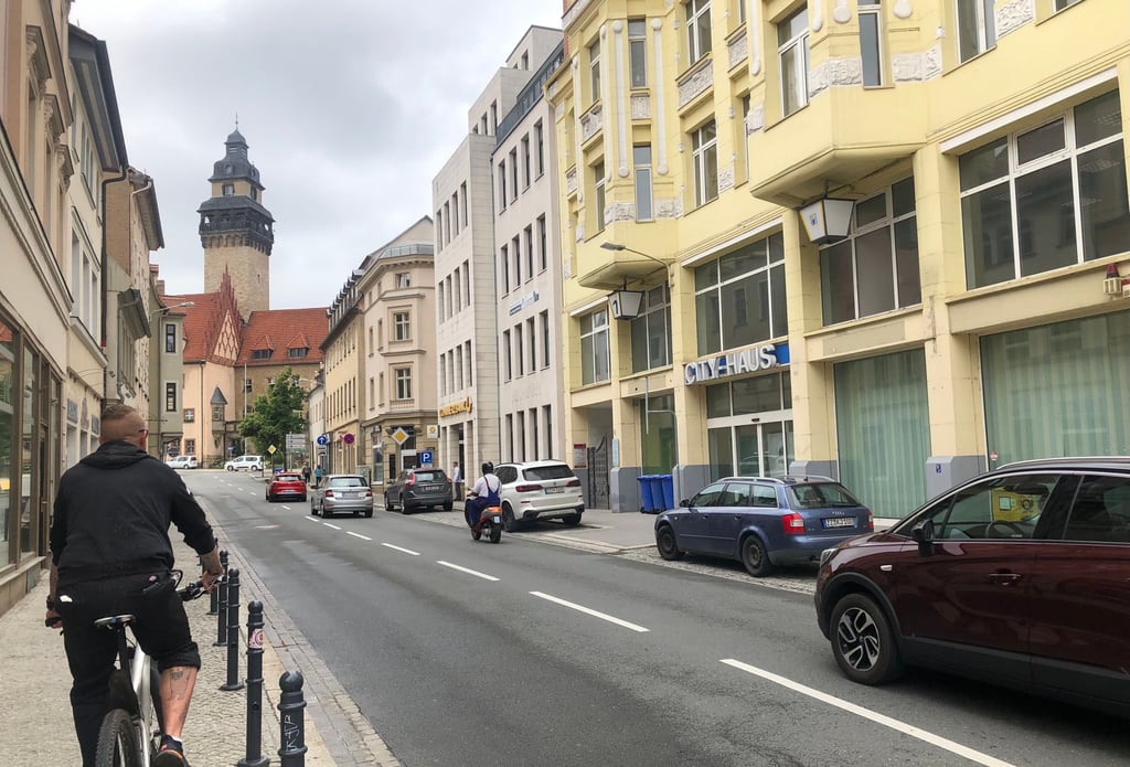 Die Umverlegung der Bundesstraße 180 in Zeitz, hier in der FIschstraße, bleibt das erklärte Ziel des Arbeitskreises Altstadt.