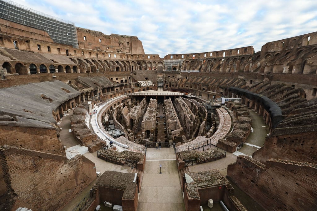 Künftig können Besucher des Kolosseums in das einst unterirdische Innenleben des antiken Amphitheaters hinabsteigen.