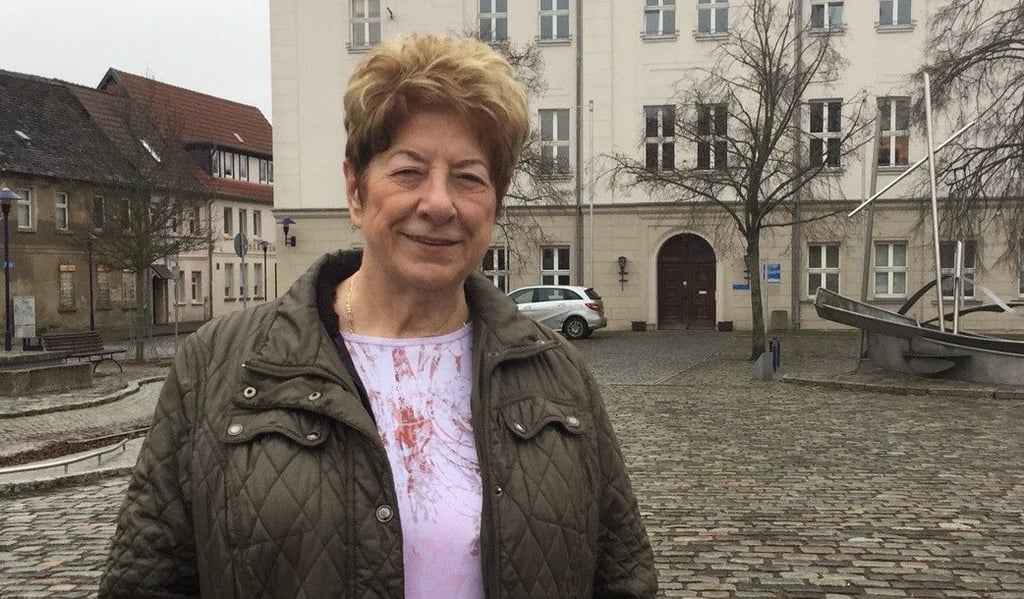 Christa Müller freut sich 