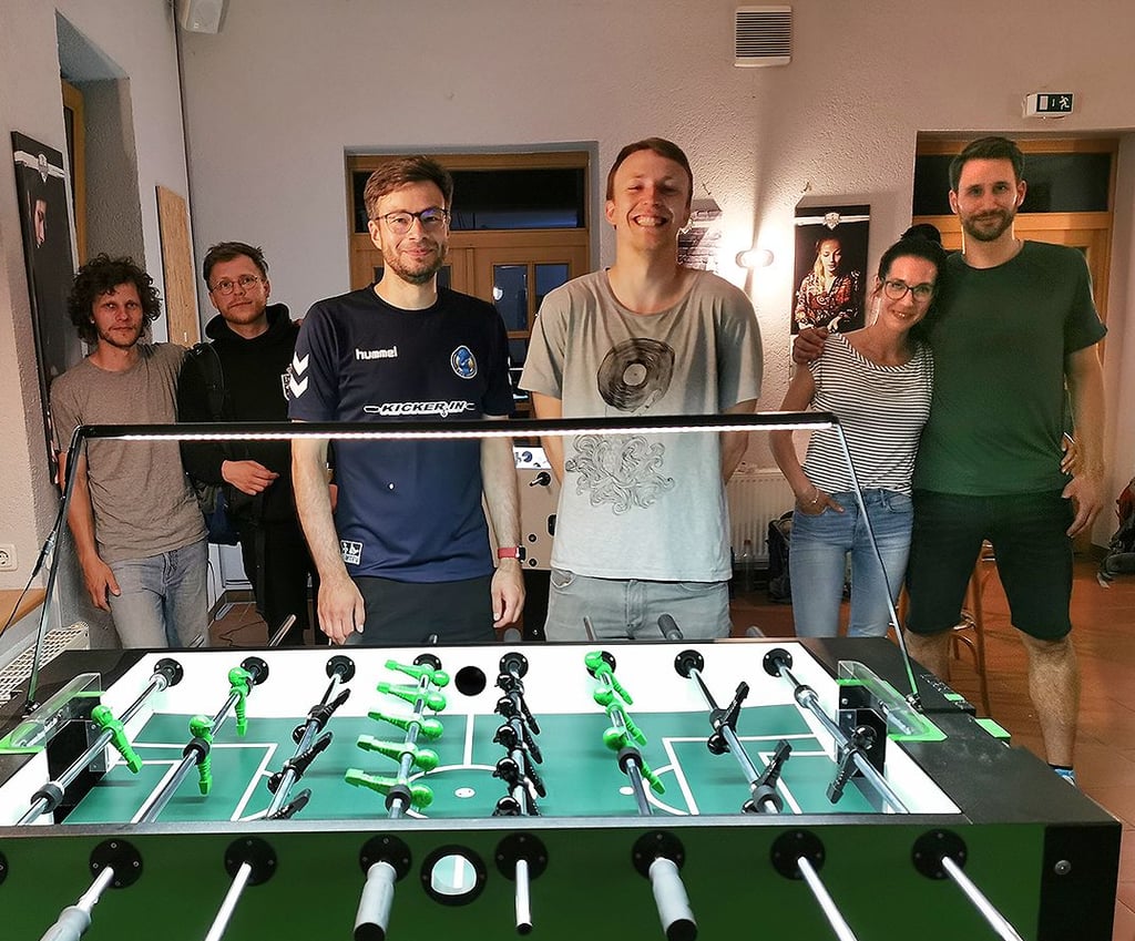 Die Gewinner (von links): Max Czaplinski, Max Lempe (Leipzig), Ben Fritsch, Max Muslow (Leipzig), Natascha Bock, Pascal Olbricht (Braunschweig).