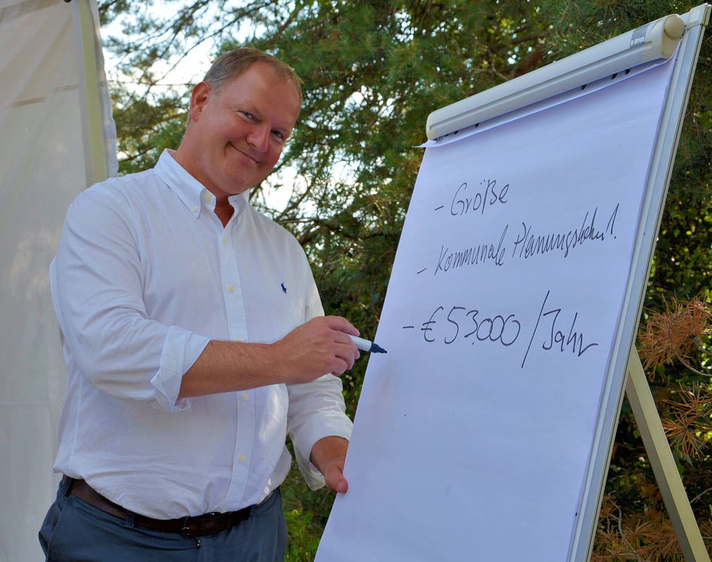 Das Kölner Unternehmen Wattner will bei Steimke einen 97 Hektar großen Solarpark errichten. Geschäftsführer Guido Ingwer stellte das Vorhaben am Sonnabend dem Steimker Ortschaftsrat und den Fraktionsvorsitzenden des Klötzer Stadtrates vor.