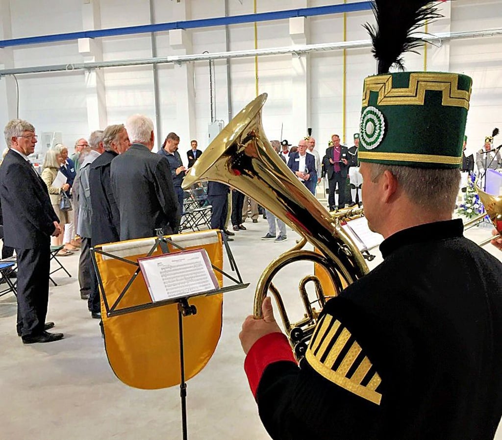 Bläser des Bergmusikkorps Saxonia