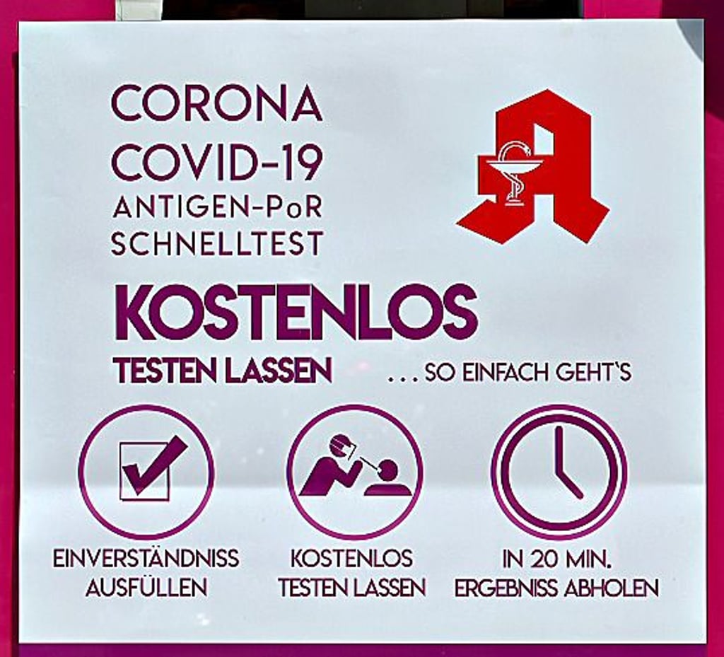Ein Test ist nun nicht mehr notwendig, wenn man ein Restaurant besuchen möchte.