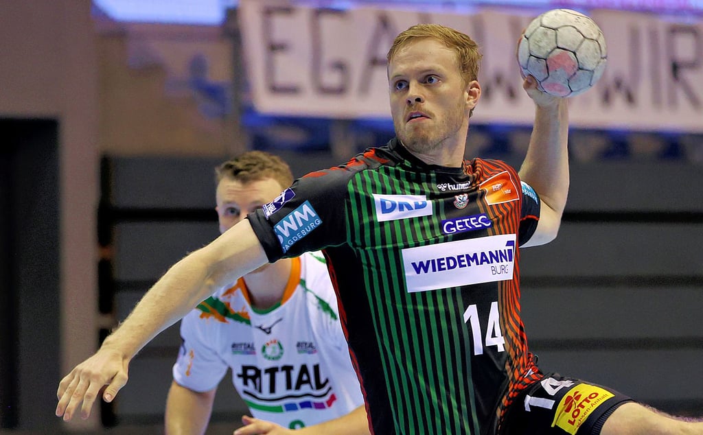 SC Magdeburgs Torjäger Omar Ingi Magnusson hat vor dem letzten Saisonspiel beim TBV Lemgo die Torjägerkanone weiterhin fest anvisiert.