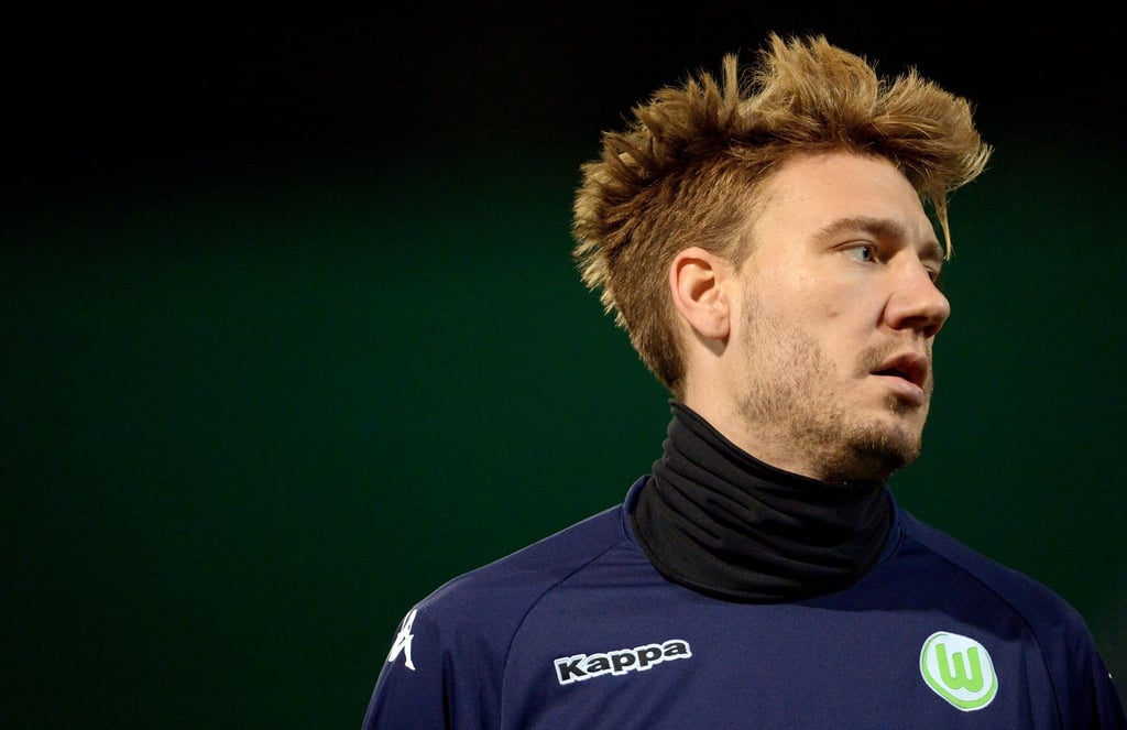 Nicklas Bendtner, damaliger Spieler von Wolfsburg.
