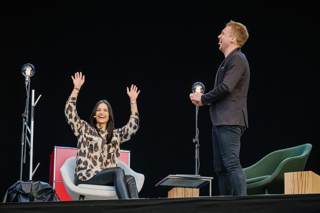 Der Comedian Oliver Pocher und seine Frau Amira Pocher.