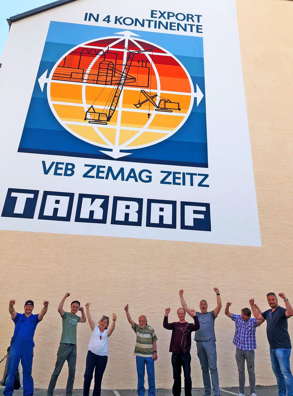 Wandbild Takraf
