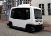 Der elektrisch und automatisiert fahrender Shuttlebus der Firma Easymile in Stolberg