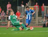 Werder Bremen II - 1. FC Magdeburg

v.l.: Hüsing mit dem Foul an Pulido (Elfmeter)

Foto: Sportfotos-MD/Possiencke