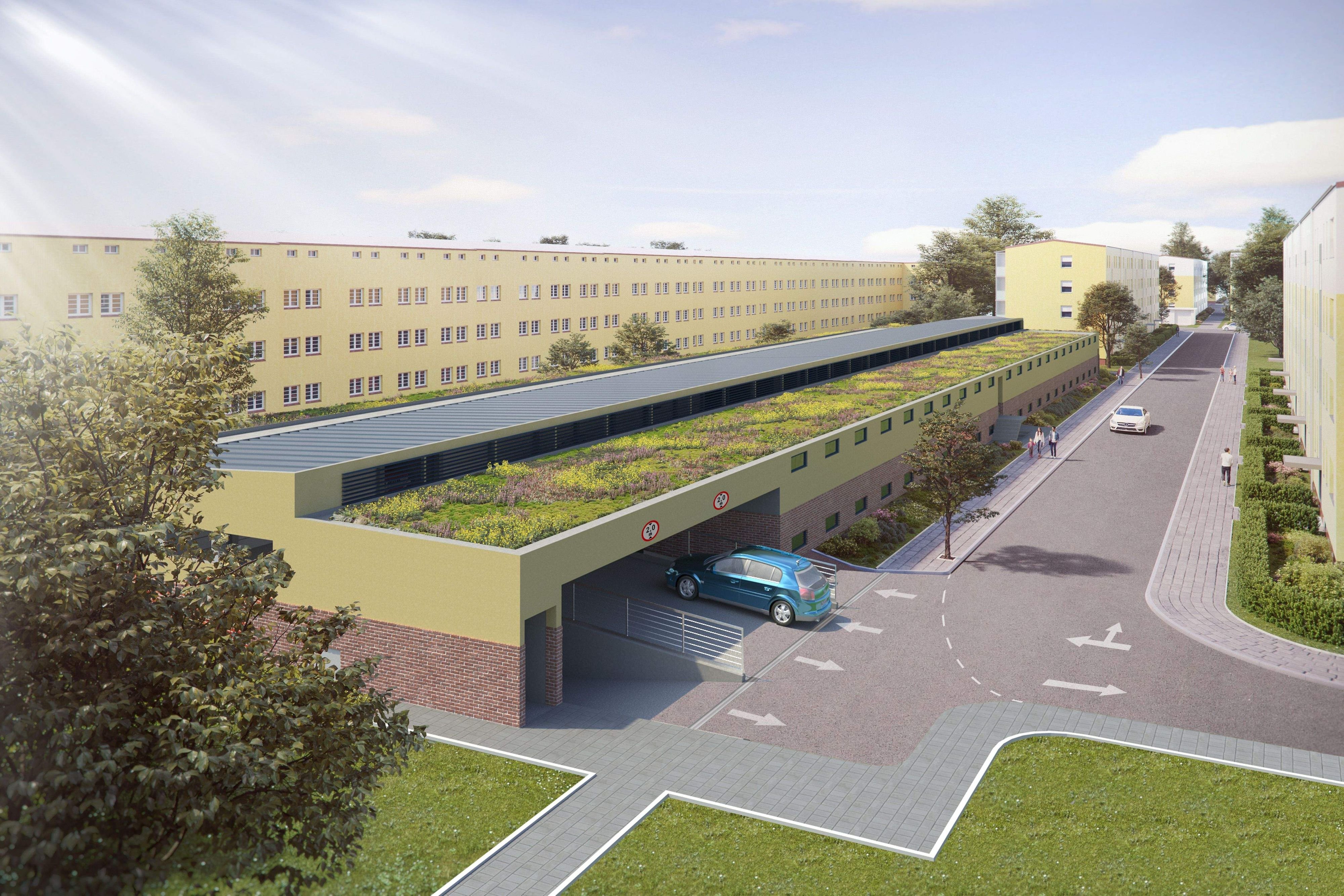 Parkhaus für Magdeburger Beimssiedlung