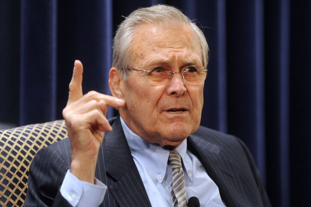 Der frühere US-Verteidigungsminister und Architekt des Irak-Krieges, Donald Rumsfeld, ist tot.