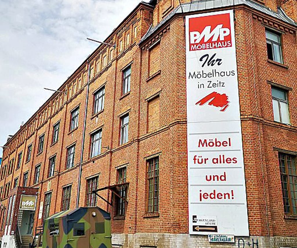 Außenansicht der ehemaligen Nudelfabrik in Zeitz.