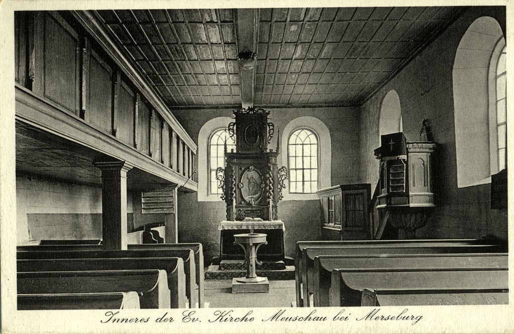 Postkarte mit Kirche St. Georg