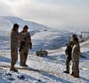 Havelberger Pioniersoldaten in Kunduz bei einer Patrouille in den Bergen Afghanistans 2013.