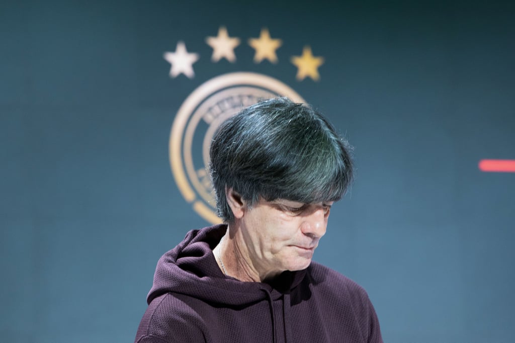 Joachim Löw sprach am Mittwoch auf einer Pressekonferenz über das EM-Aus der deutschen Mannschaft.