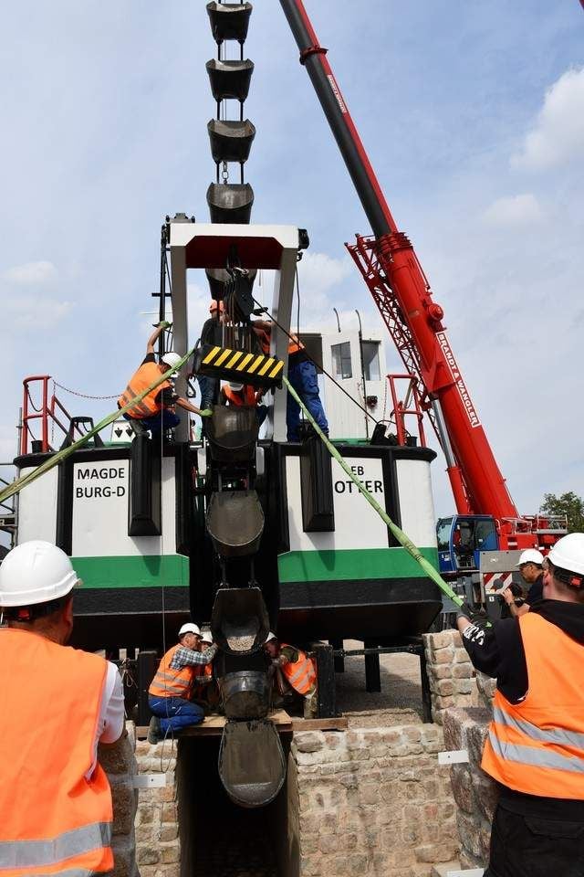 Fortschritt bei Magdeburger Museumsschiffen