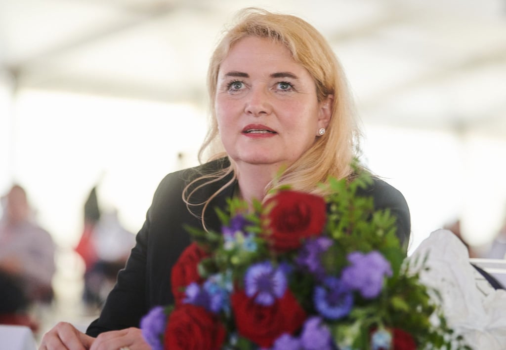 Kristin Brinker, Landesvorsitzende der AfD Berlin, wird Spitzenkandidatin für die AfD.