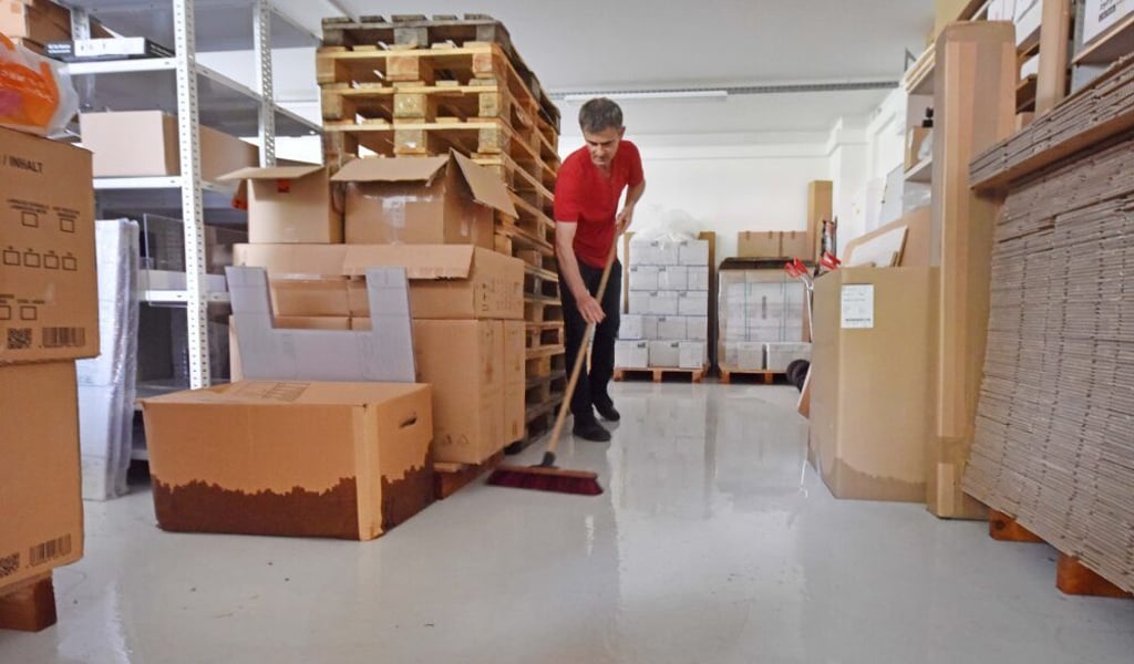 Der Keller im Wolfener Rathaus ist in der Nacht vor der Wahl mit Wasser vollgelaufen.