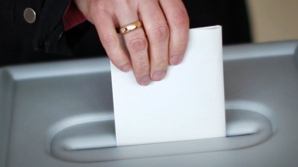 Sachsen-Anhalt färbte seine politische Karte ein. Die Wahlen fielen deutlich für die CDU aus. Symbolfoto: Fredrik von Erichsen/dpa 