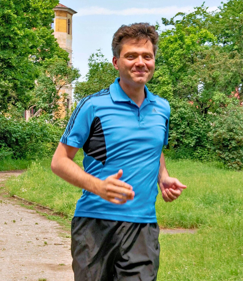 Robert Reck hat sich am Sonntag beim Joggen entspannt.