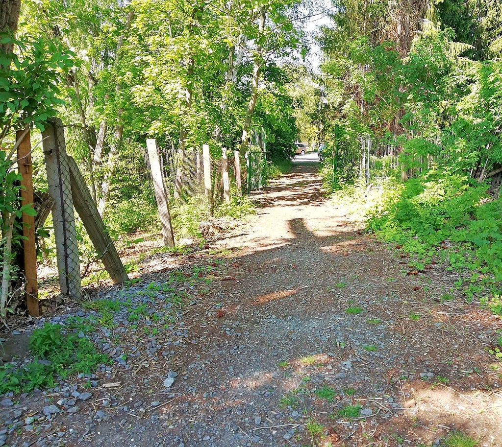 Der Weg rund um das Naturbad Rehmsdorf ist wieder begehbar. Das Tor ist jetzt wieder geöffnet, so dass man spazieren gehen kann.