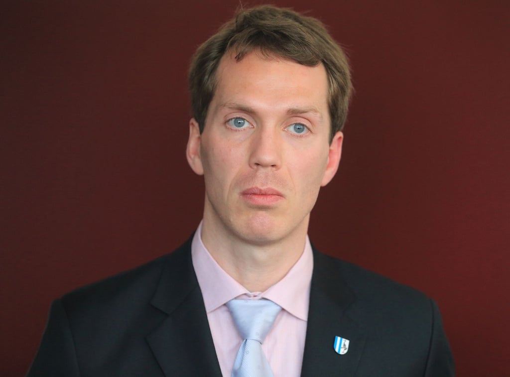 Steffen Burchhardt (SPD), Landrat des Kreises Jerichower Land.