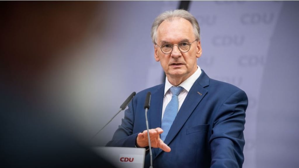 Der Ministerpräsident von Sachsen-Anhalt Reiner Haseloff&nbsp;