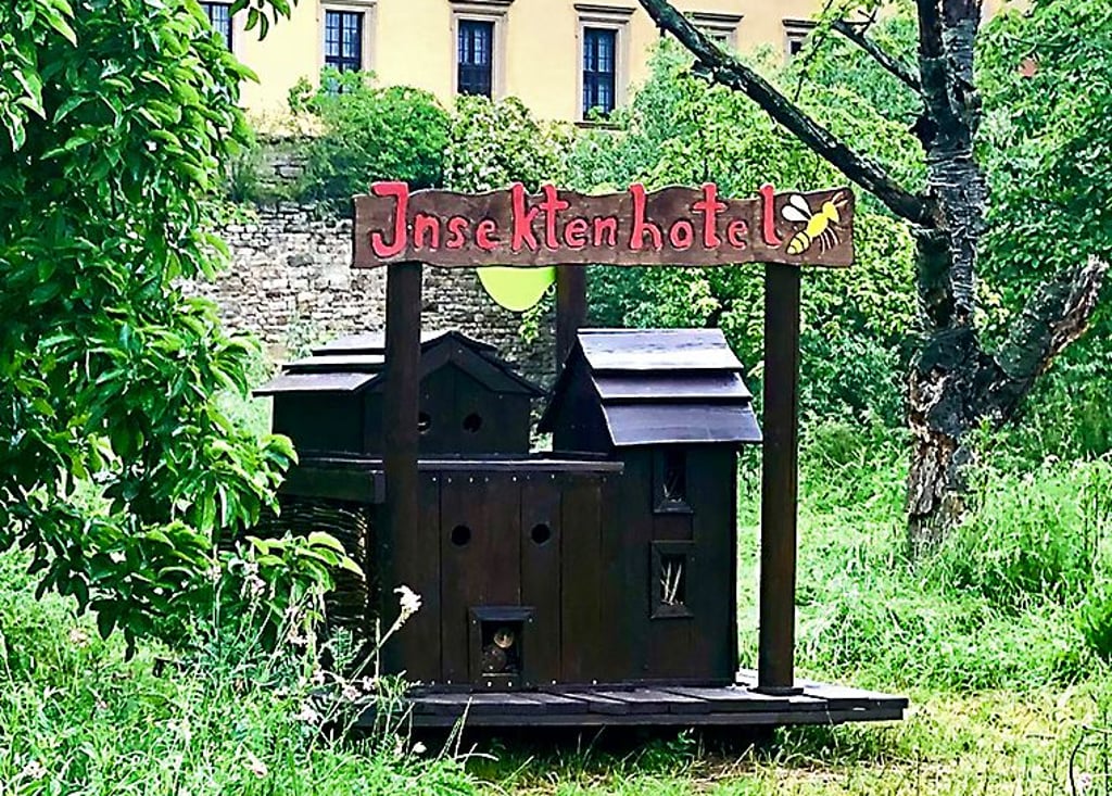 Insektenhotel im Schlosspark Zeitz