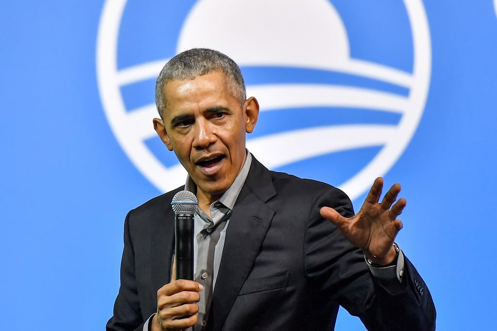 Ein stolzer Vater: Barack Obama.