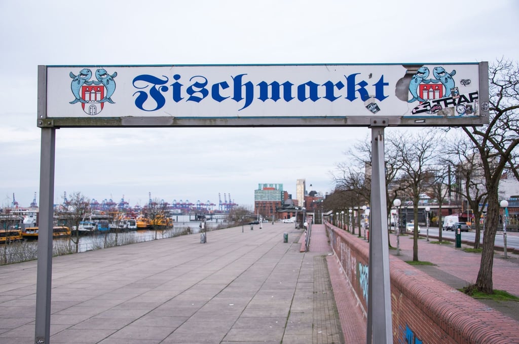 Der Fischmarkt ist menschenleer.