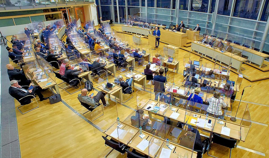 Der Landtag in Magdeburg