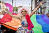Ein Foto vom Pridewalk in Amsterdam: Dort fand die Veranstaltung 2016 statt. In Deutschland wurde der Europride zuletzt 2004 ausgetragen. 
